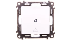 VALENA LIFE Przycsik /dzwonek/ z podświetleniem biały 752116