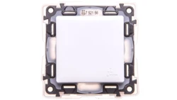 VALENA LIFE Łącznik schodowy biały IP44 10A 752156