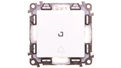 VALENA LIFE Przycisk /dzwonek/ IP44 z podświetleniem biały 752176