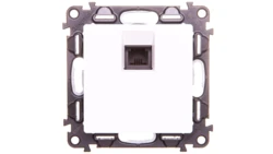 VALENA LIFE Gniazdo telefoniczne pojedyncze RJ11 biały 753138