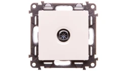 VALENA LIFE Gniazdo antenowe TV końcowe kremowy 753251