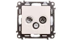 VALENA LIFE Gniazdo antenowe RTV/SAT końcowe kremowy 753252