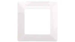 VALENA LIFE Ramka pojedyncza z etykietą biała 754011