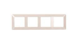 VALENA LIFE Ramka poczwórna kremowa 754044