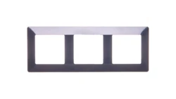 VALENA LIFE Ramka potrójna popielata 754093