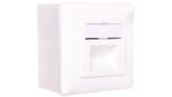 Gniazdo teleinformatyczne natynkowe 2x RJ45 STP kat. 6 DN-9006-N