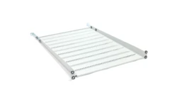 Półka 19 cali 1U G/650 szara (RAL 7035) z podporą TN-19-650-1U-GY