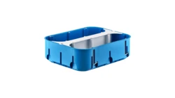 Puszka osprzętowa sześciopolowa P6x60D niebieska 32174203