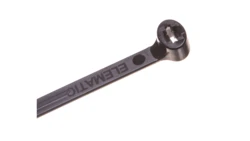 Opaska kablowa 250x4,5 czarna UV 2-LOCK zęby stalowe BMTN2548 /100szt./