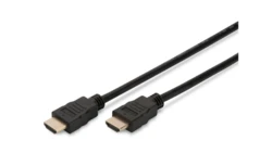 Kabel połączeniowy HDMI Highspeed 1.4 z Eth. GOLD Typ HDMI A/HDMI A, M/M czarny 10m AK-330107-100-S