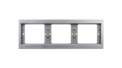 Berker B.Kwadrat Ramka potrójna pozioma stal szlachetna 13737004