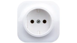 FORIX Gniazdo pojedyncze b/u 16A IP20 białe 782410