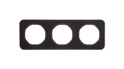 Berker R.1 Ramka potrójna pozioma/pionowa IP20 czarna 10132145