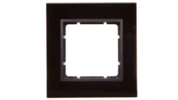 Berker B7 GLAS Ramka pojedyncza pozioma/ pionowa szklana antracytowa 10116616