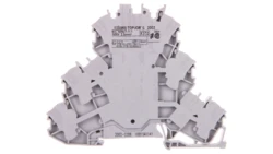 Złączka 3-piętrowa 2,5mm2 L szara 2002-3208 TOPJOBS /50szt./