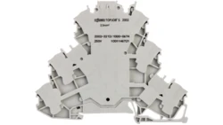 Złączka 3-piętrowa 2,5mm2 diodowa szara 2002-3212/1000-674 TOPJOBS /50szt./