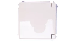 Simon Basic Gniazdo bryzgoszczelne z/u IP44 z przesłoną torów i klapką pełną beżowe BMGZ1Bz.01/12