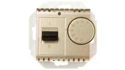 Simon 54 Regulator temperatury z czujnikiem zewnętrznym złoty mat DRT10Z.02/44