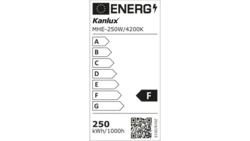 Lampa metalohalogenkowa E40 MHE-250W/4200K 12755