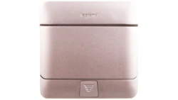 Pop-up Puszka podłogowa 100x100x61,2mm 3-modułowa aluminium 054010