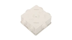 Puszka n/t 80x80x40 tworzywo IP44 szara GW44003