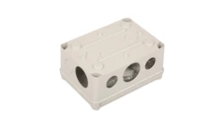 Puszka natynkowa LIGHT 162x116x76 6xM25 4xM40 IP66/67 szara EV-161