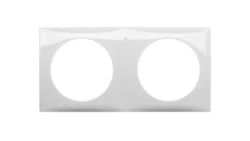 Integro Flow Ramka podwójna śnieżnobiała 918262519