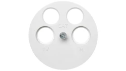 Berker R.1/R.3 Element centralny do gniazda antenowego 4-wyjściowego biały 14842089