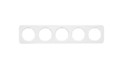 Berker R.1 Ramka pięciokrotna IP20 biała 10152189