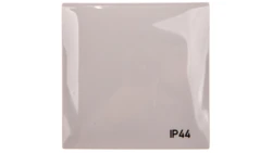 Integro Flow Ramka pojedyncza z pokrywą z nadrukiem IP44 szara 918282597