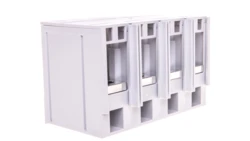 Zacisk tunelowy 4P 16-185mm2 NZM2-4-XKA (komplet na jedną stronę 4szt.) 271458