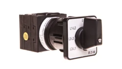 Przełącznik woltomierza L1-L2/L1-L3/L2-L3-0-0-L1/0-L2/0-L3 3P 20A do wbudowania T0-3-8007/EZ 098186