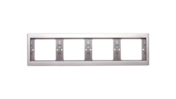 Berker K.5 Ramka poczwórna pozioma stal szlachetna nierdzewna 13837004