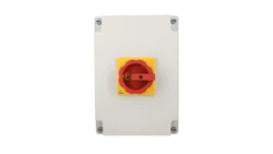 Rozłącznik główny/awaryjny w obudowie 3P 125A 45kW AC23A 400V pokrętło żółto-czerwone 3LD2866-0TB53