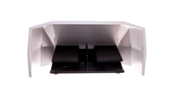 Przycisk nożny podwójny z osłoną bez samopowrotu szary metal 1Z 1R 1 krok IP65 3SE2932-0AA20