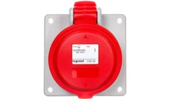 Gniazdo tablicowe 5P 16A 400V czerowne IP44 P17 TEMPRA PRO 555189