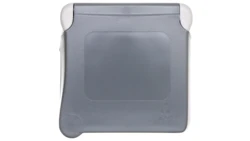 PLEXO55 Gniazdo pojedyncze z/u angielskie szare 069585