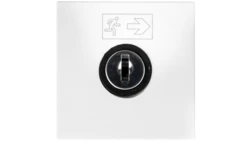 MOSAIC Wyłącznik na klucz /2moduły/ biały 076630