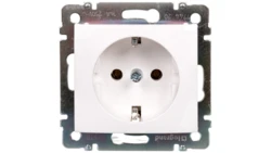 VALENA Gniazdo pojedyncze SCHUKO białe 774420