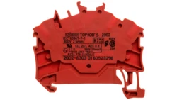 Złączka szynowa 3-przewodowa 2,5mm2 czerwona TOPJOBS 2002-6303 /100szt./