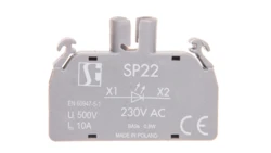 Oprawka lampki LED BA9s 230V AC bez lampki SP22-1435-R05