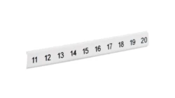 Taśma oznaczników złączek /11-20/ ponacinana biała ZBF 5 CUS opis 11-20 0808671:0011 /10szt./