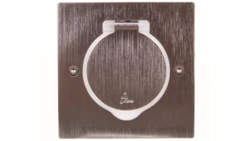 MOSAIC Pokrywa gniazda pojedyncza kwadratowa inox 089700