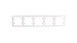 Lumina Soul Ramka pięciokrotna pozioma biała WL5250