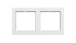 Berker Q.3 Ramka podwójna biała aksamit 10126099