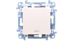 Simon 10 łącznik jednobiegunowy z podświetleniem LED 10AX IP20 kremowy CW1L.01/41