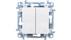 Simon 10 Łącznik schodowy podwójny 10AX biały CW6/2.01/11