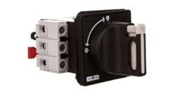 Rozłącznik VBF 40A, 690V, 3-biegunowy, uchwyt czarny do blokowania VBF2