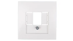 Berker/B.Kwadrat Element centralny gniazda TAE i głośnikowego biały 5310338989