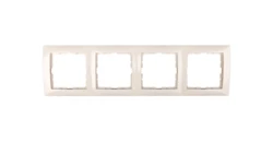 Berker B.Kwadrat Ramka poczwórna kremowa 5310148982